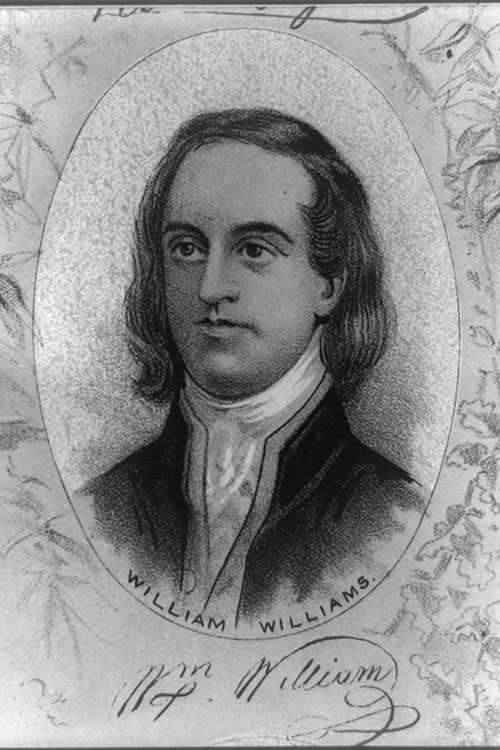 William Williams. Lithograph by Ole Erikson, ca. 1876. 