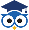 illustration of an owl wearing a graduation cap