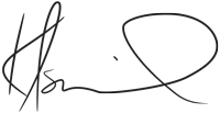 President Ismaili's signature