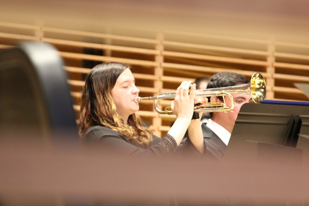 Student brass player
