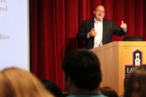 Charles Venator-Santiago speaking.