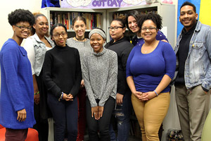 Eastern students pose for the camera.