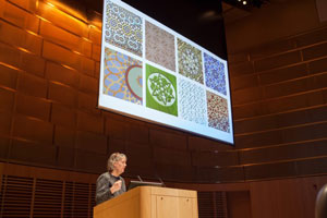 Reni Gower presents her geometric artwork