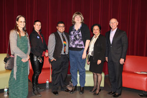 State Trans leaders pose for the camera.