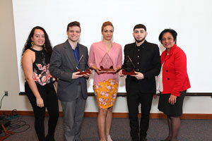 Cesar Chavez award recipients pose for the camera.