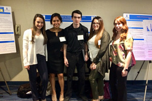 Social work conference students pose for the camera