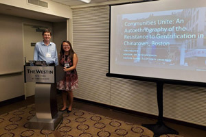 Sociology Professor Nicolas Simon and student Tara Nguyen presented at the annual Society for the Study of Symbolic Interaction Conference this past August.