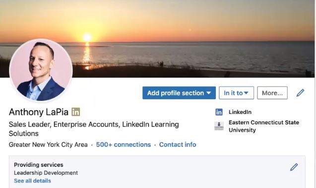 LinkedIn account 