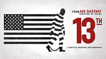 Cover of the Netflix documentary "13th" directed by Ava DuVernay 
