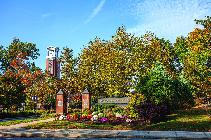 Eastern Connecticut State University entrance. 