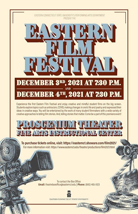 Poster for Eastern's Film Festival 
