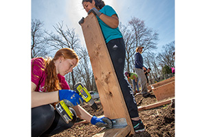 student volunteer