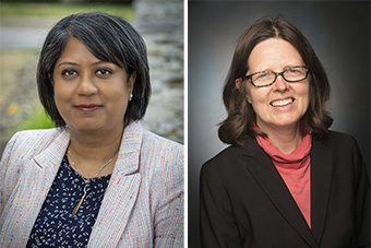 New deans Niti Pandey and Emily Todd