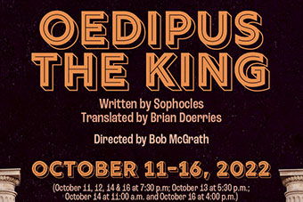 Oedipus The King flyer