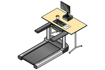 Treadmill desk 