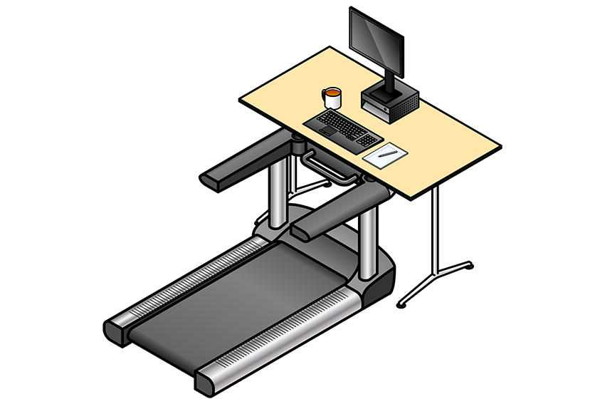 Treadmill desk