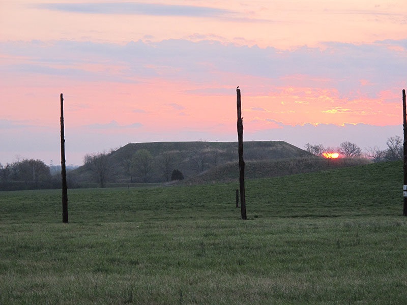 Monks Mound at Cahokia