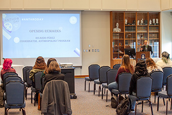 Ricardo Perez, professor and department chair for Sociology, Anthropology, Criminology and Social Work. 