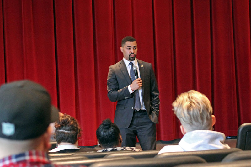 Russell taking questions