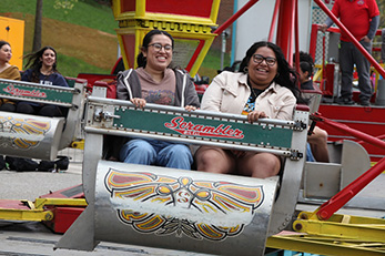 students on scrambler