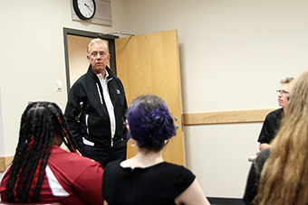 Gov. Lamont and students