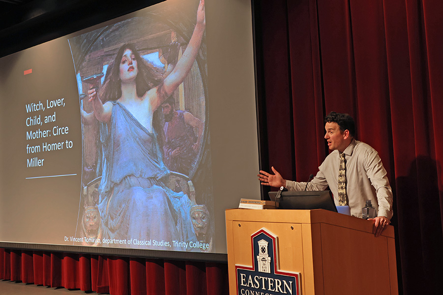 Vincent Tomasso presents “Witch, Lover, Child and Mother: Circe from Homer to Miller.”