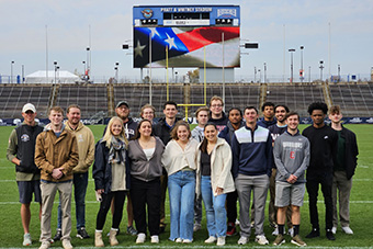 Chatterton class at Rentschler Field