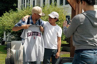 Boy and grandfather