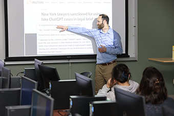 Faculty workshop explores AI use in higher education