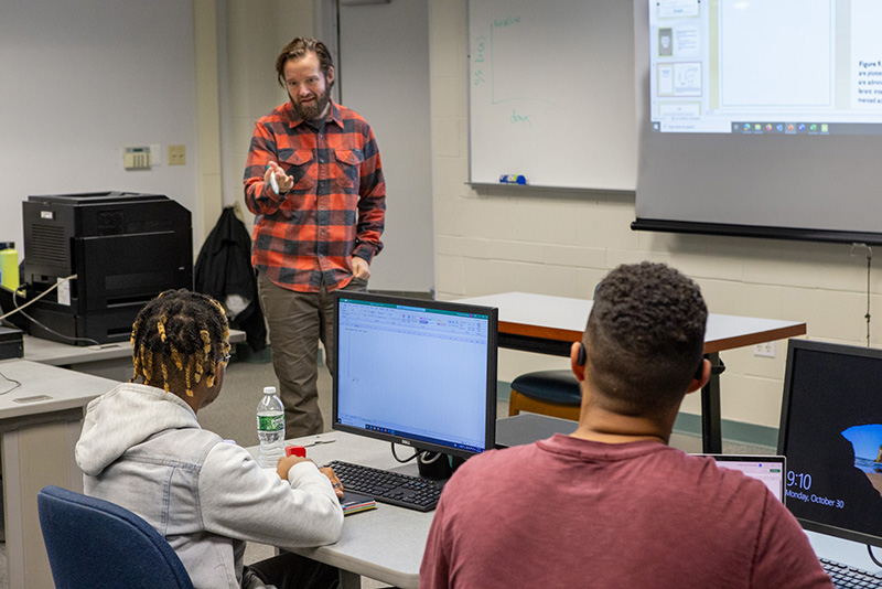 Professor Krebs teaching