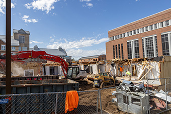 Eastern Hall demolition