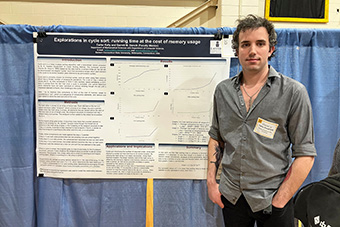 Mathematics major presents at regional consortium