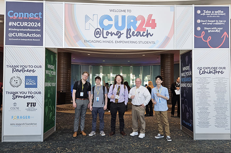 9 students travel to California for NCUR conference Eastern