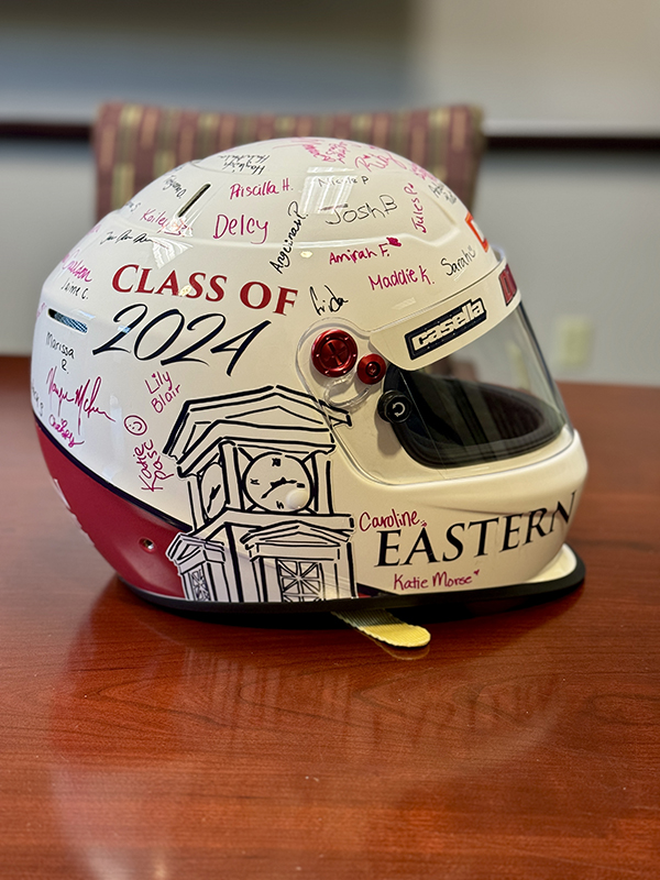 signed helmet