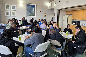 Panorama of BIS college day with Prince Tech students