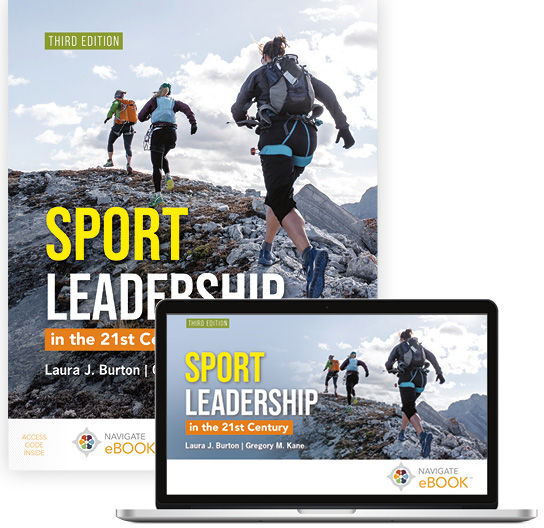 Book cover for "Sport Leadership"
