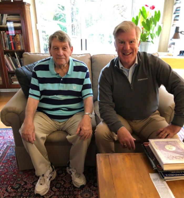 Jay Cobbledick (left) and Bob Polito '86 (right)