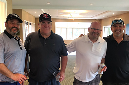 The tournament's second-place foursome, representing TRC Environmental Corporation