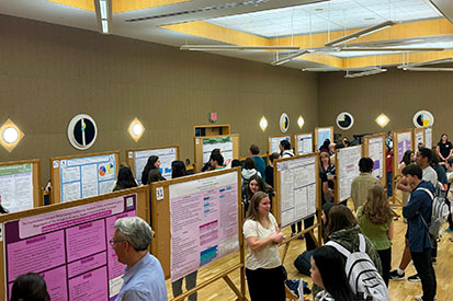 Panorama of "Psychapalooza" poster presentations
