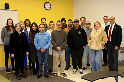 A group photo of Small Business Academy students and faculty