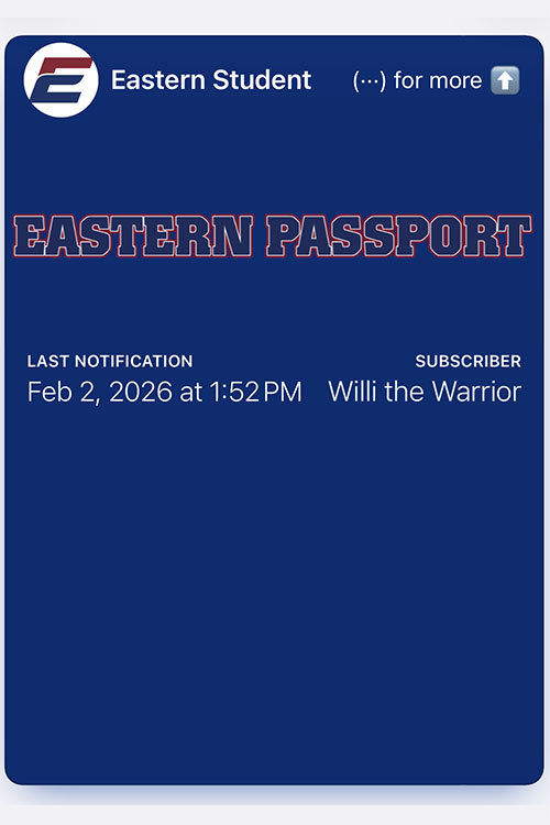 An example of how the digital passport appears in Apple Wallet.