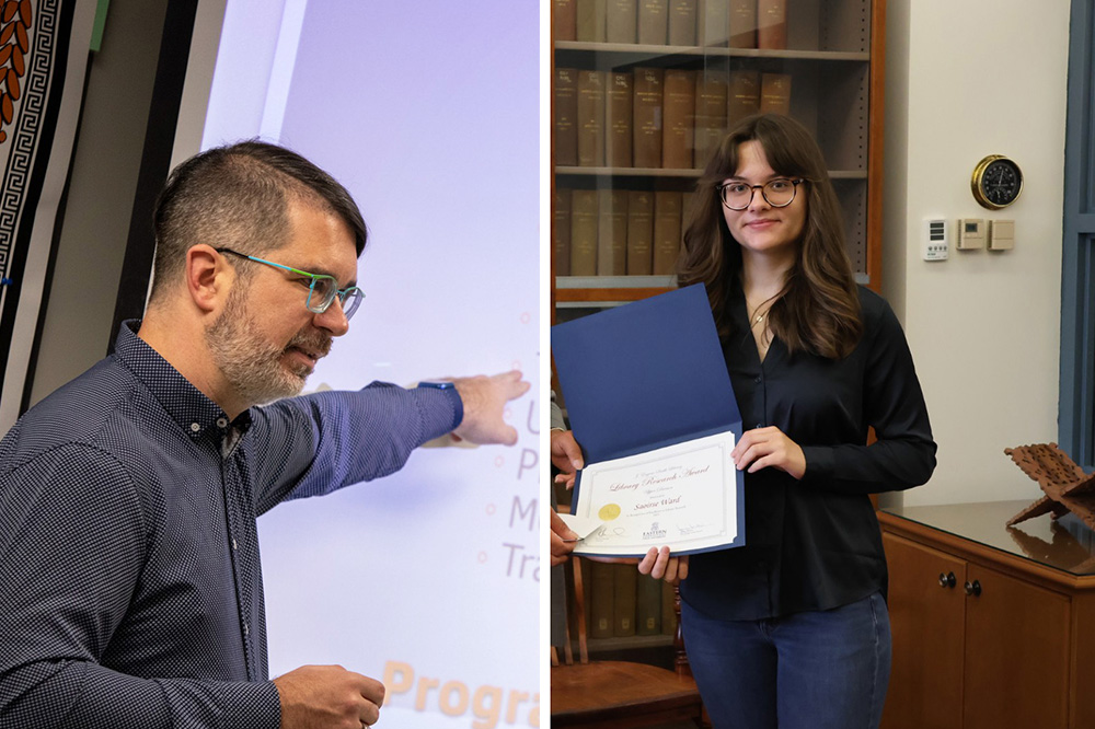 James Diller (left) and Saoirse Ward