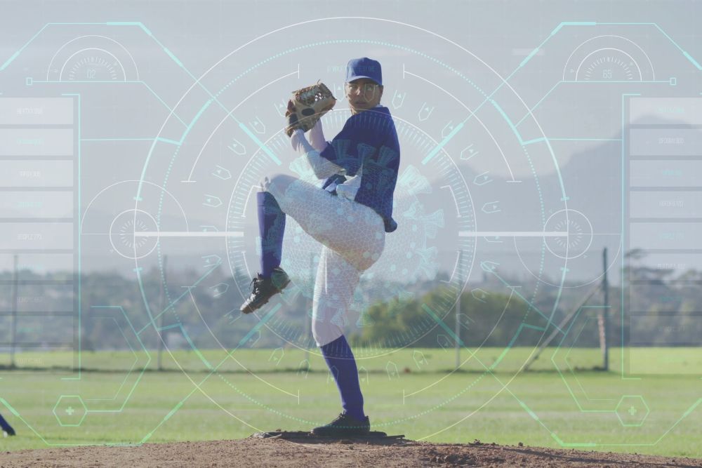 A stock image of a baseball pitcher being analyzed for performance. Credit: Shutterstock