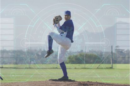 A stock image of a baseball pitcher being analyzed for performance. Credit: Shutterstock