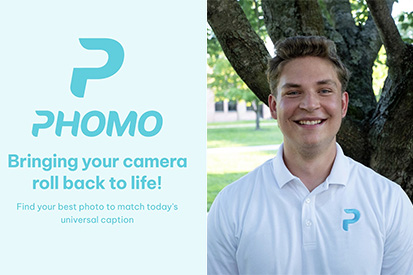 Elliott Hyde '24, co-creator of PHOMO.
