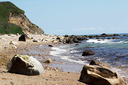 A bluff on Block Island