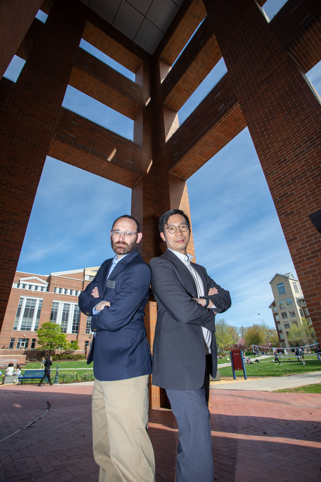 Professor Kwangwon Lee and Professor Garrett Dancik together