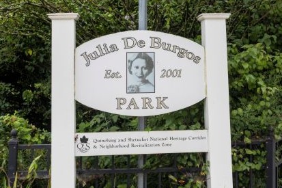Julia de Burgos Park signage
