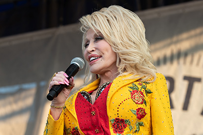Dolly Parton stock image