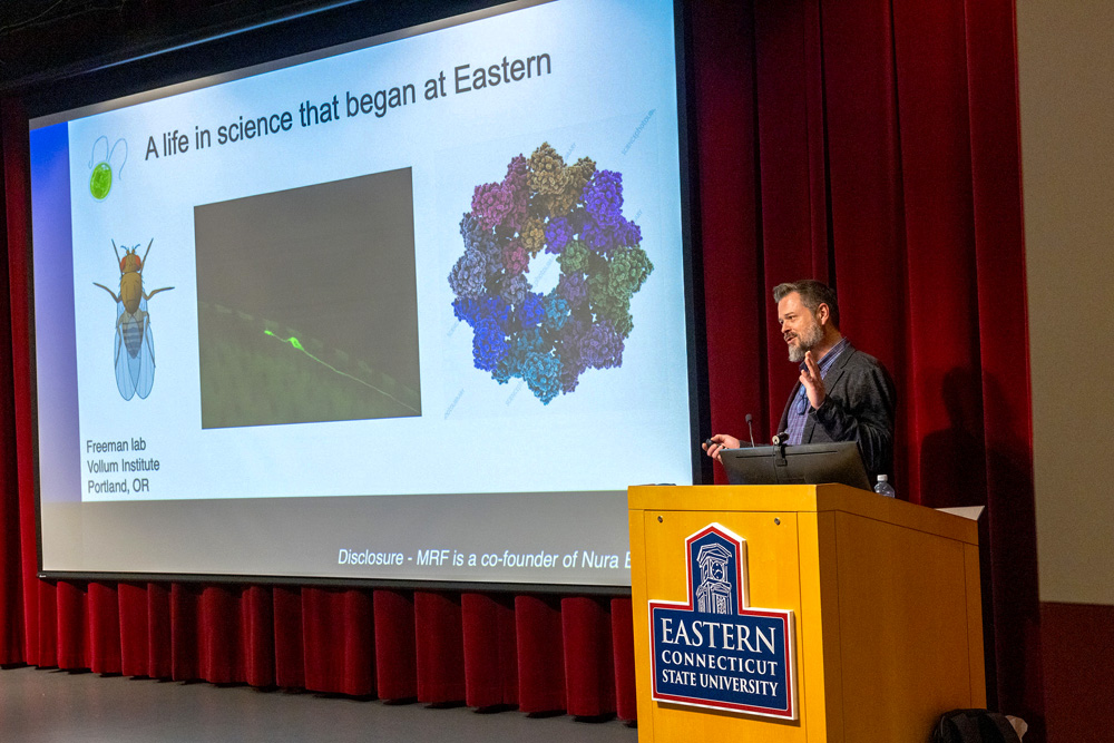 Freeman presenting 